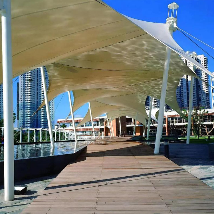 江陵县膜结构景观棚